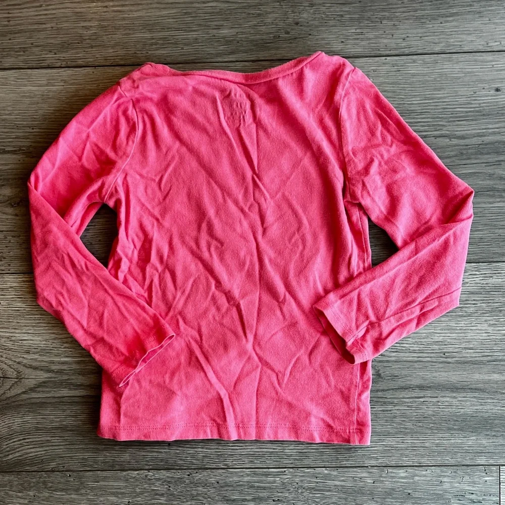 Carter’s Toddler Girl Long Sleeve Glitter Heart T-Shirt Valentine’s Day Pink 3T